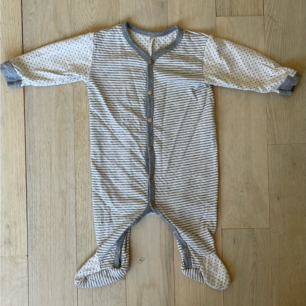 Coccoli double knit footie. 3 month